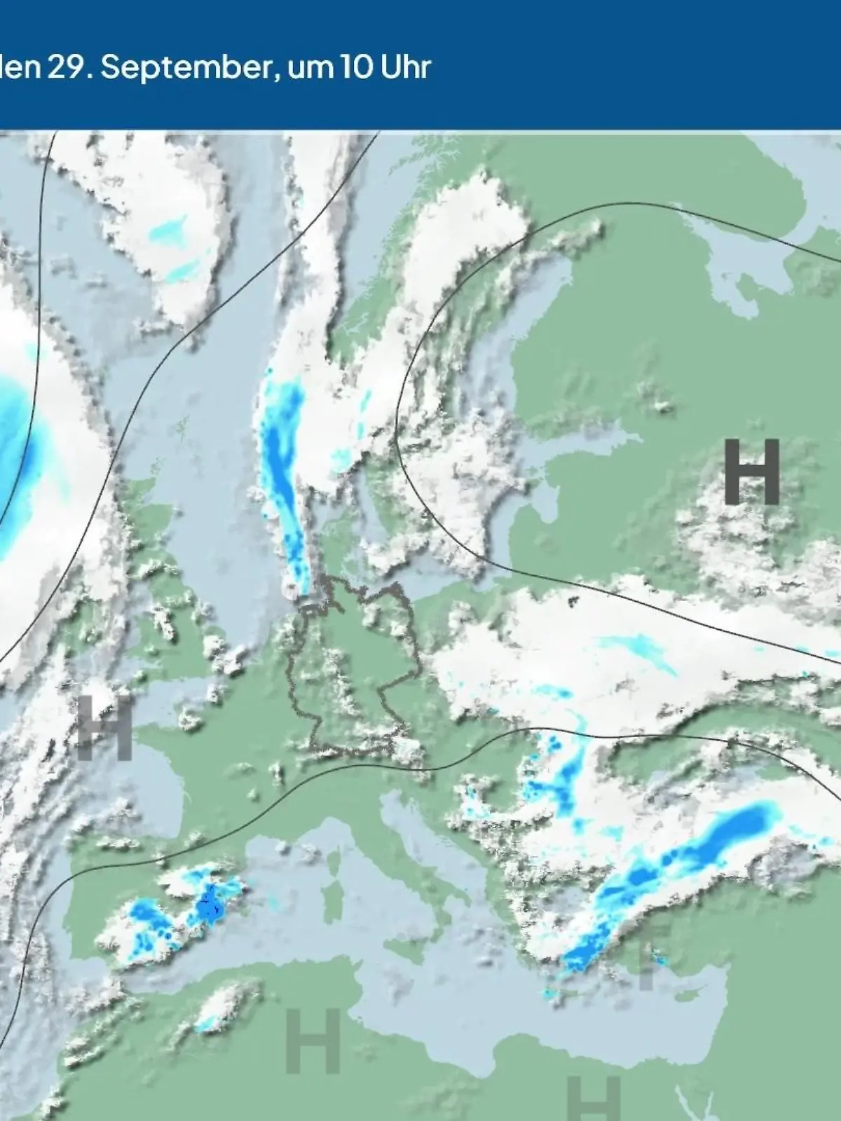 Bild zu: "Die Wetterlage der kommenden 5 Tage"