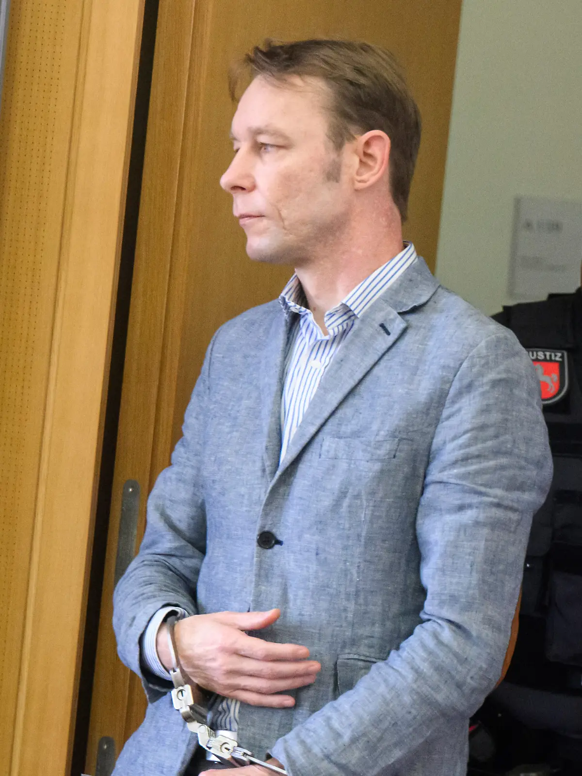 Christian B. bei einem Gerichtstermin (Archivfoto, 2024)