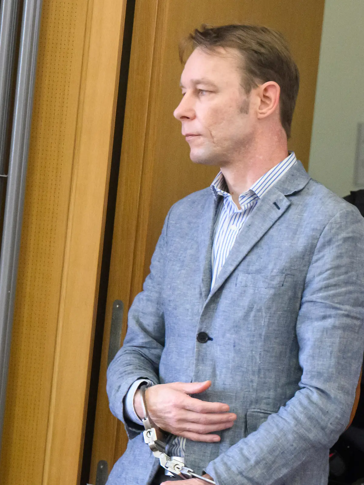 Christian B. bei einem Gerichtstermin (Archivfoto, 2024)