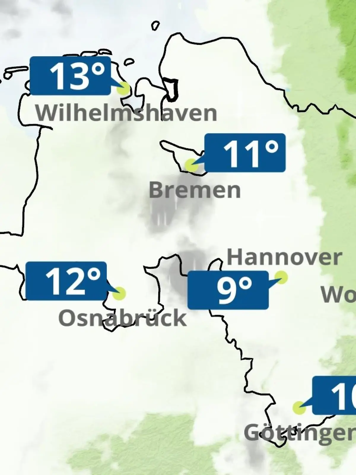 Bild zu: "Bremen und Niedersachsen: Wie wird das Wetter?"