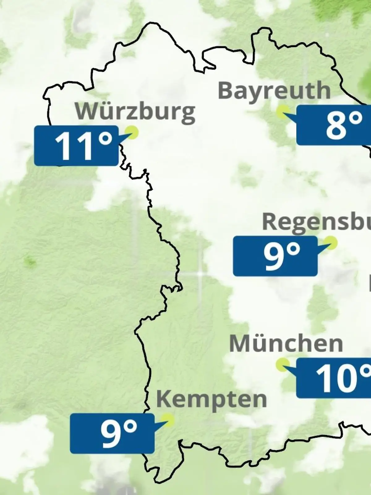 Bild zu: "Bayern: Wie wird das Wetter?"