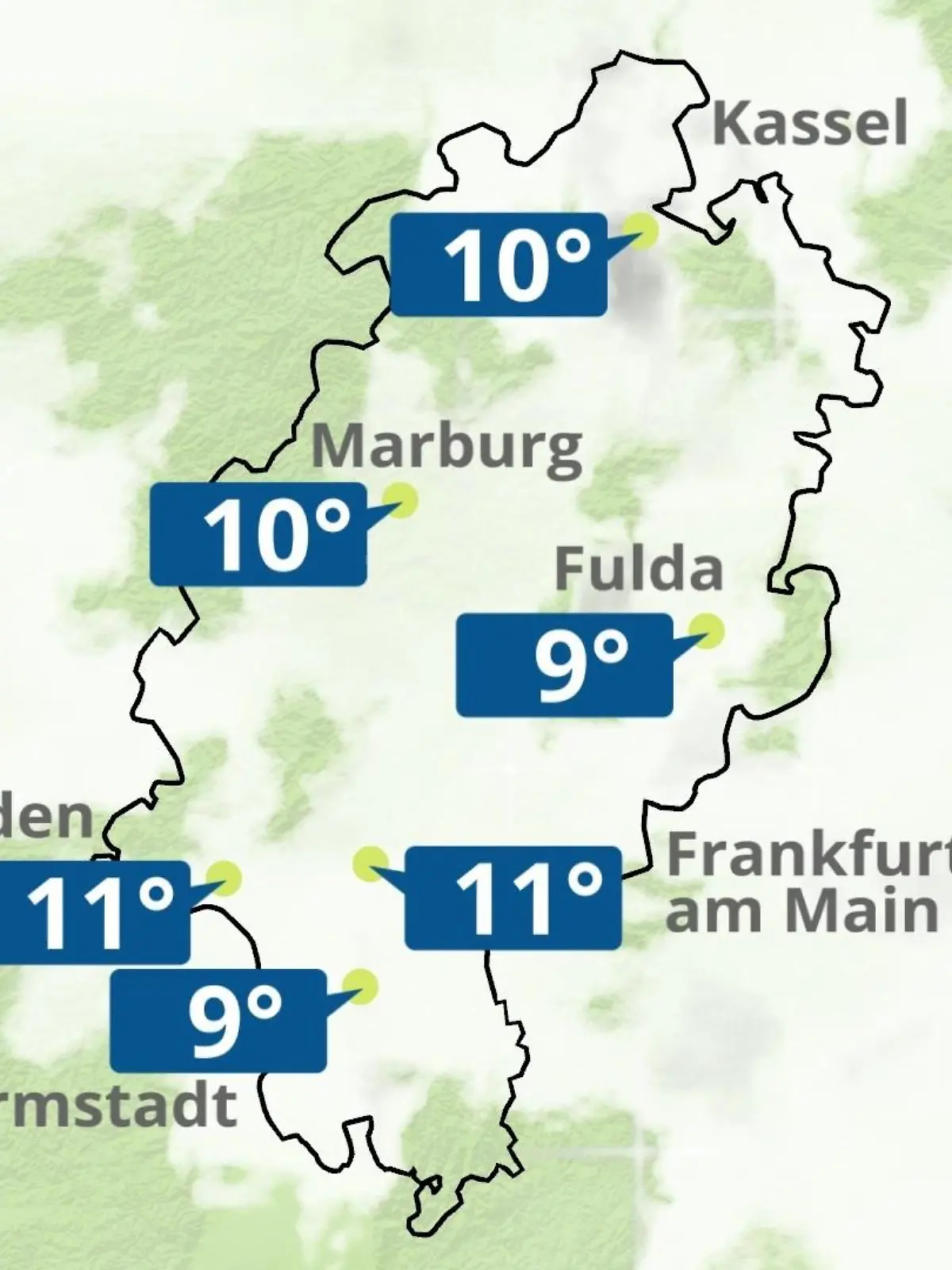Bild zu: "Hessen: Wie wird das Wetter?"