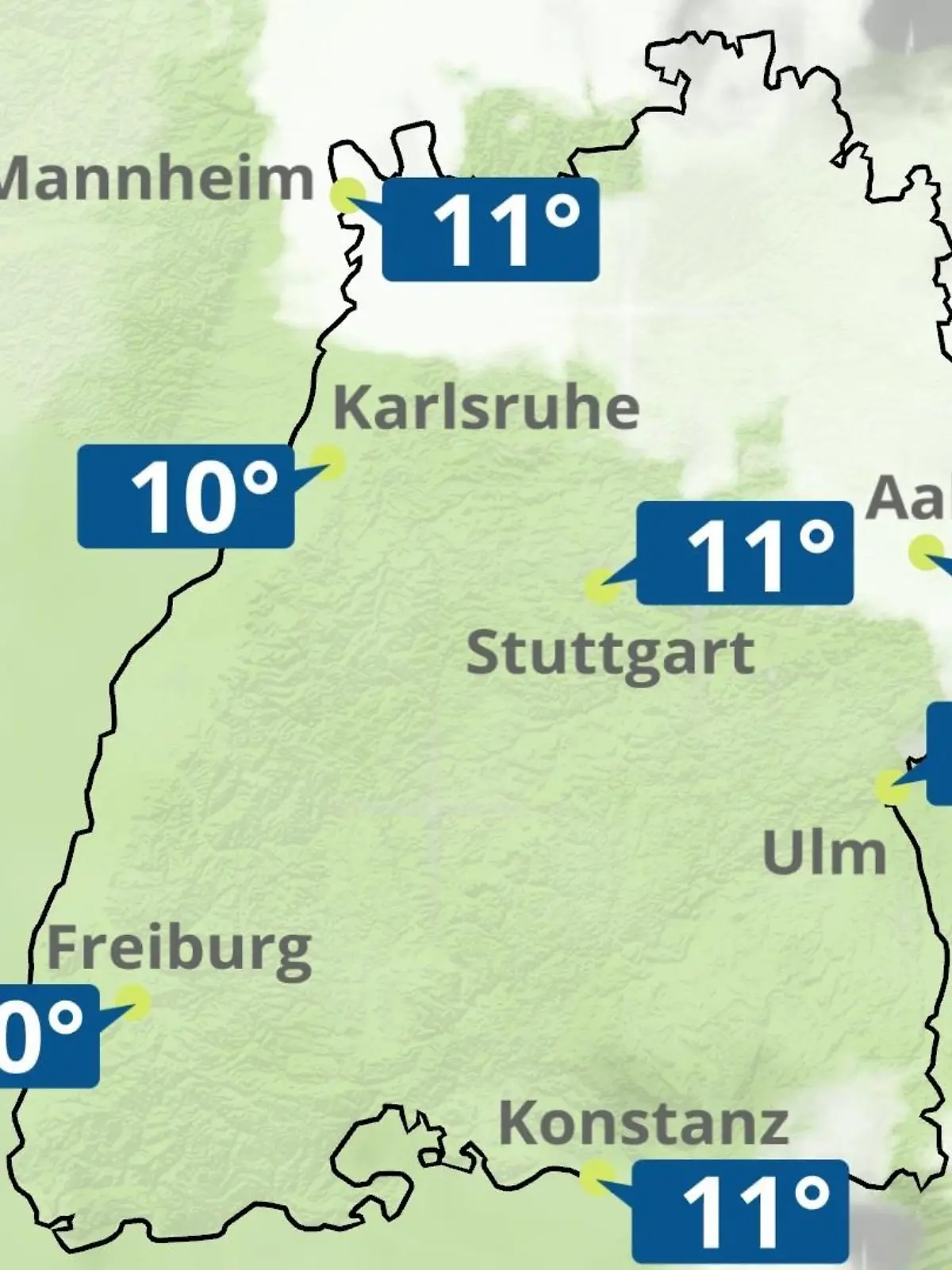 Bild zu: "Baden-Württemberg: Wie wird das Wetter?"
