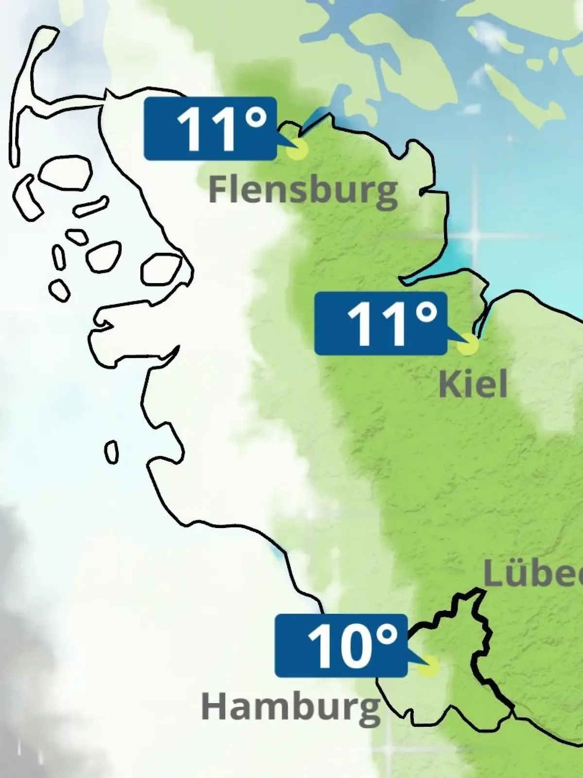 Bild zu: "Hamburg, Schleswig-Holstein: Wie wird das Wetter?"
