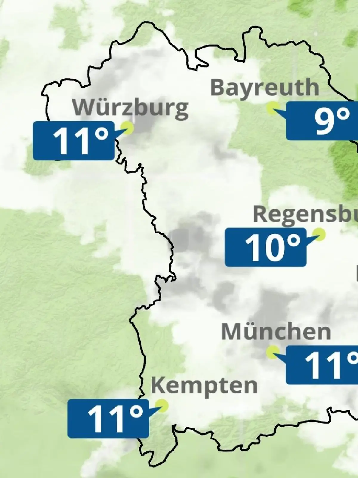 Bild zu: "Bayern: Wie wird das Wetter?"