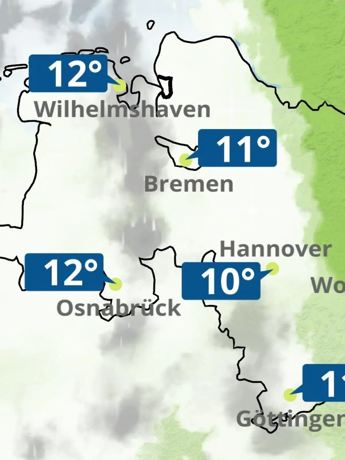 Bild zu: "Bremen und Niedersachsen: Wie wird das Wetter?"