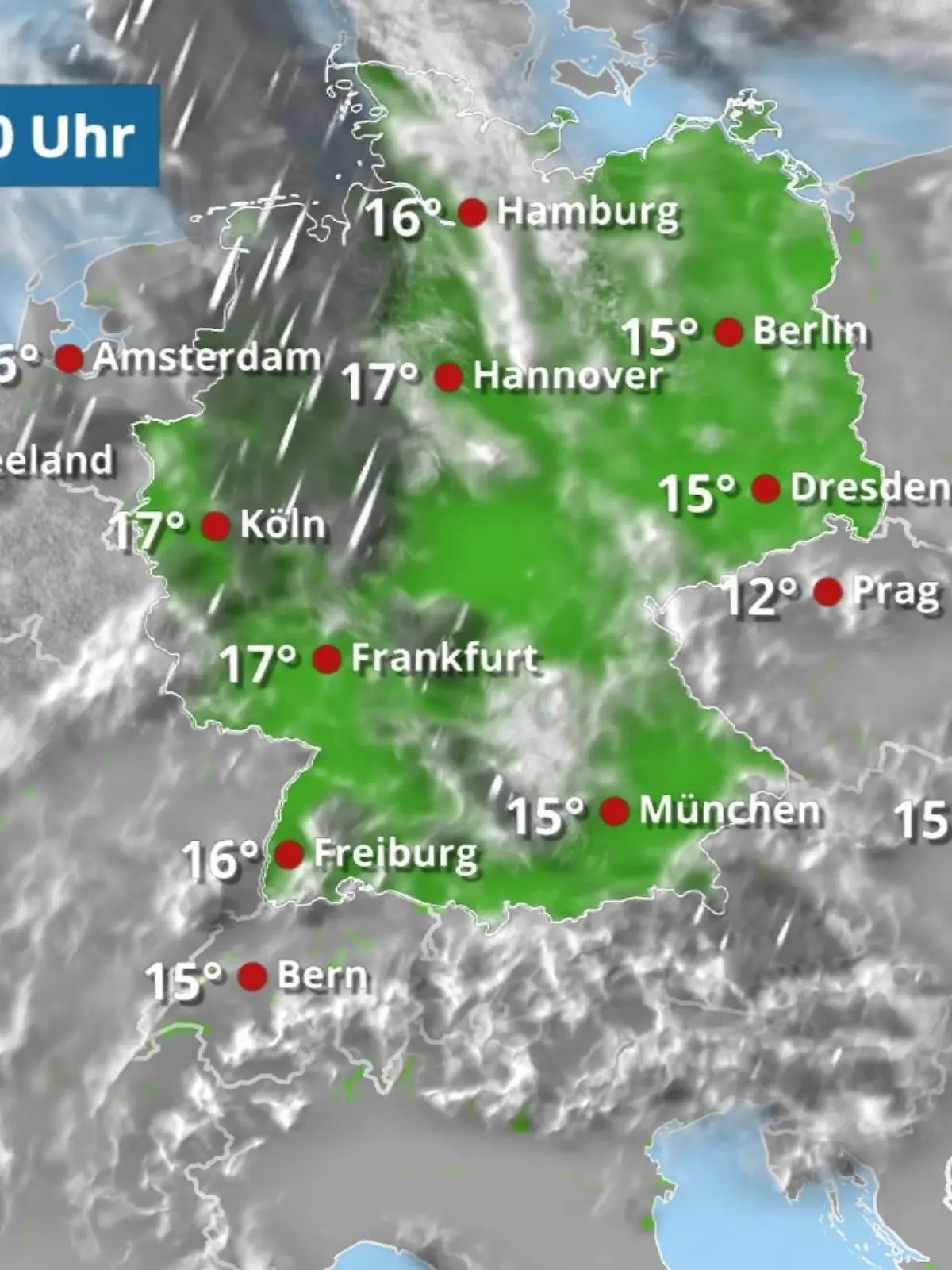 Bild zu: "Ein paar Schauer noch unterwegs"