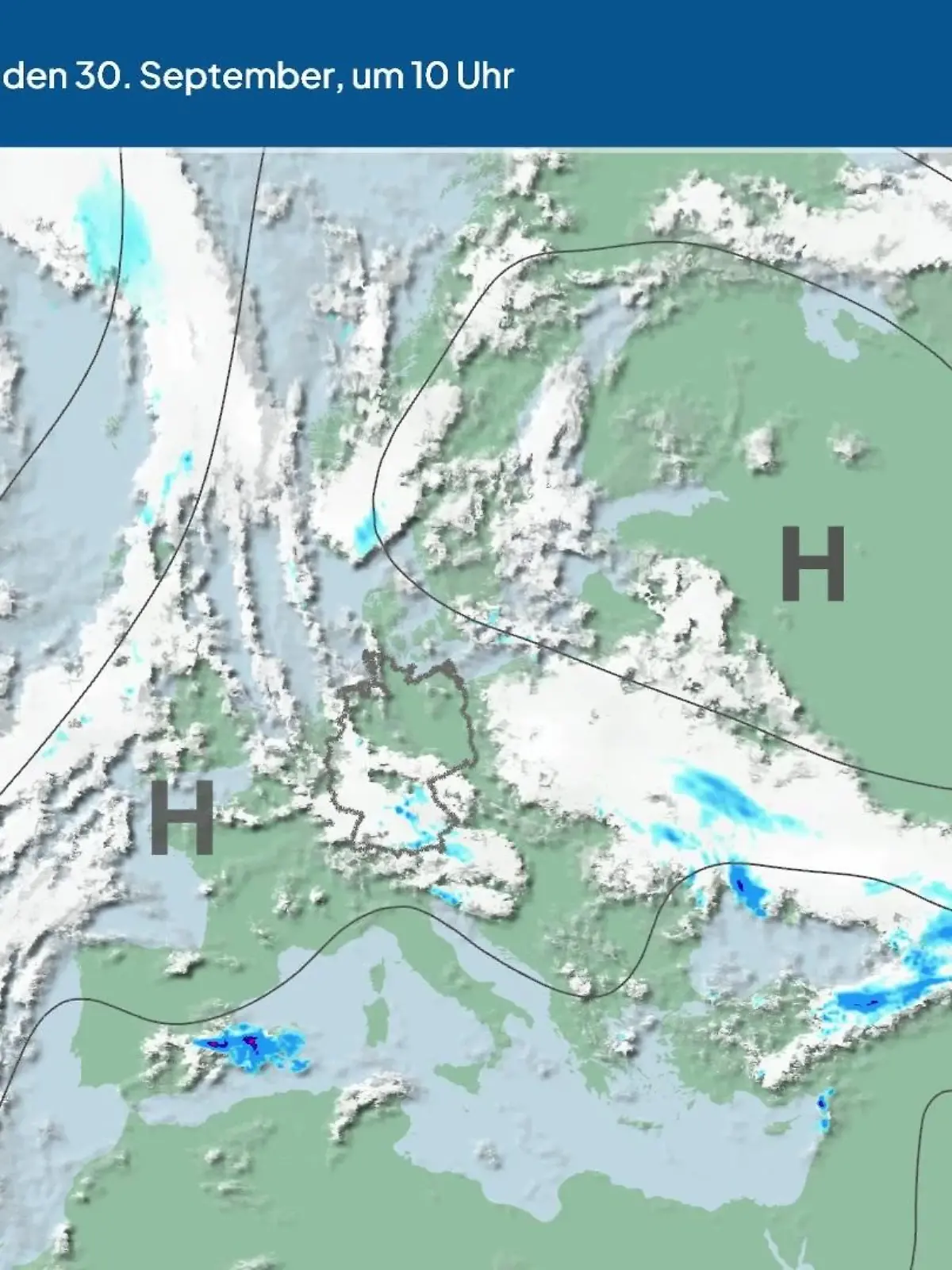 Bild zu: "Die Wetterlage der kommenden 5 Tage"