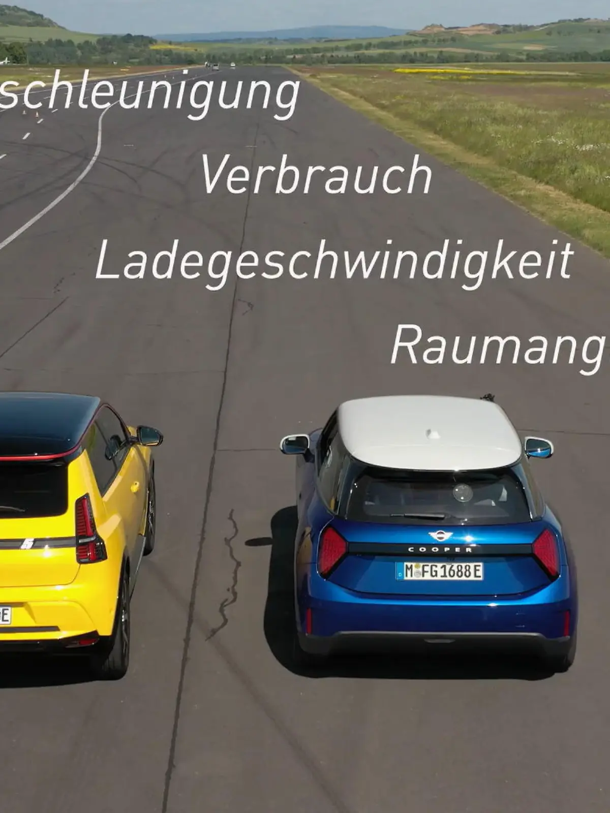 Bild zu: "Im Direktvergleich: Renault 5 vs. Mini Cooper E"