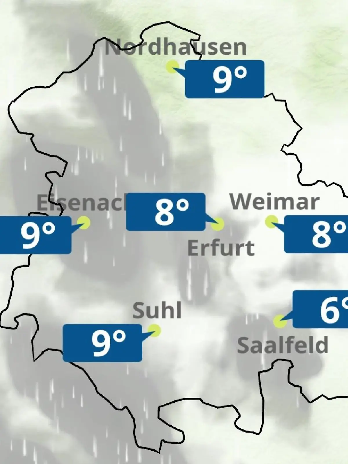 Bild zu: "Thüringen: Wie wird das Wetter?"