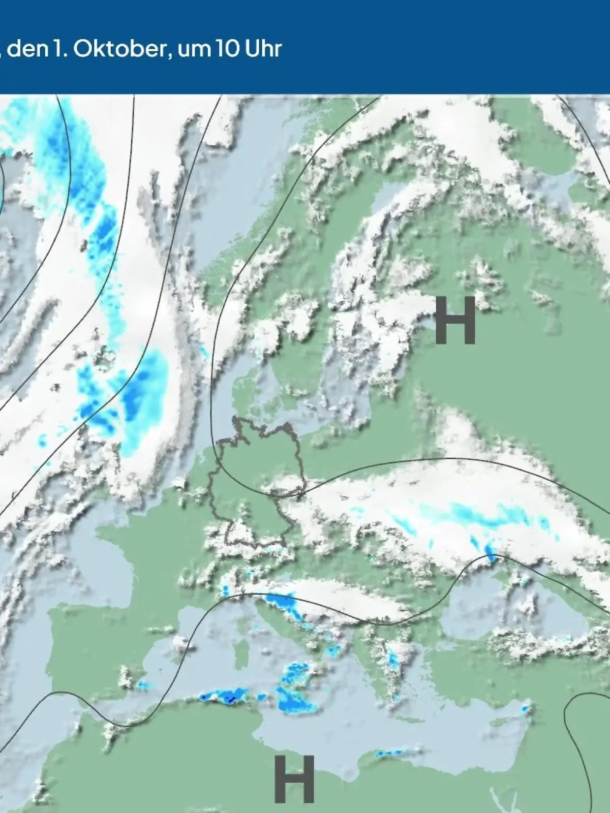 Bild zu: "Die Wetterlage der kommenden 5 Tage"