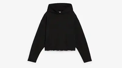 Hoodie in Schwarz