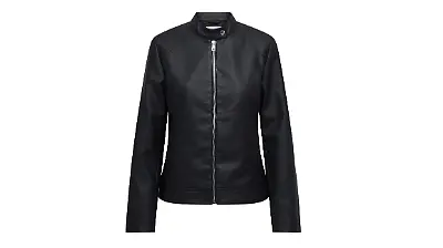 Jacke aus Lederimitat