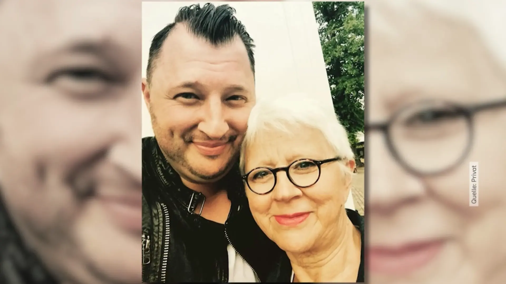 Sebastian Lege und seine Mutter Ute