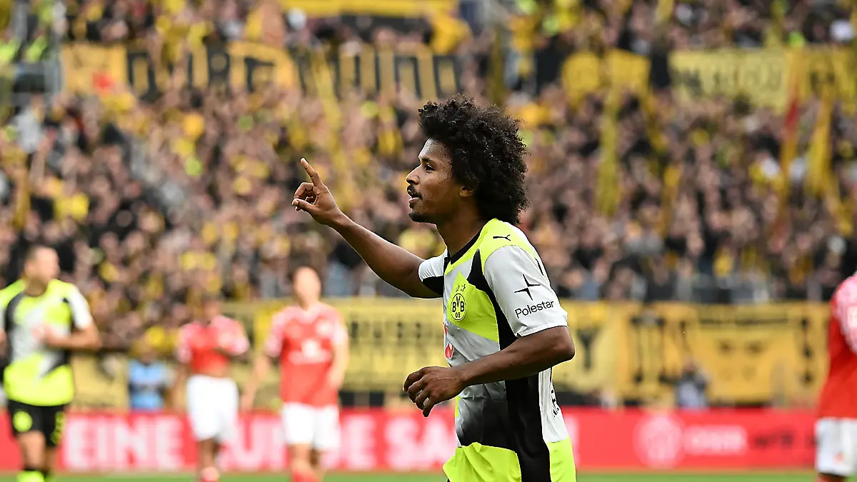 Karim Adeyemi hatte zuletzt viel Grund zur Freude.