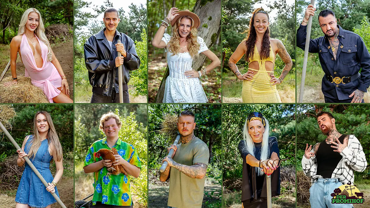oben, v.l.n.r.: Emma Fernlund, Tim Kühnel, Giulia Siegel, Sandra Sicora, Cosimo Citiolo unten, v.l.n.r. Nina Reh, Fritz Wagner, Paco Herb, Alicia King, Gigi Birofio