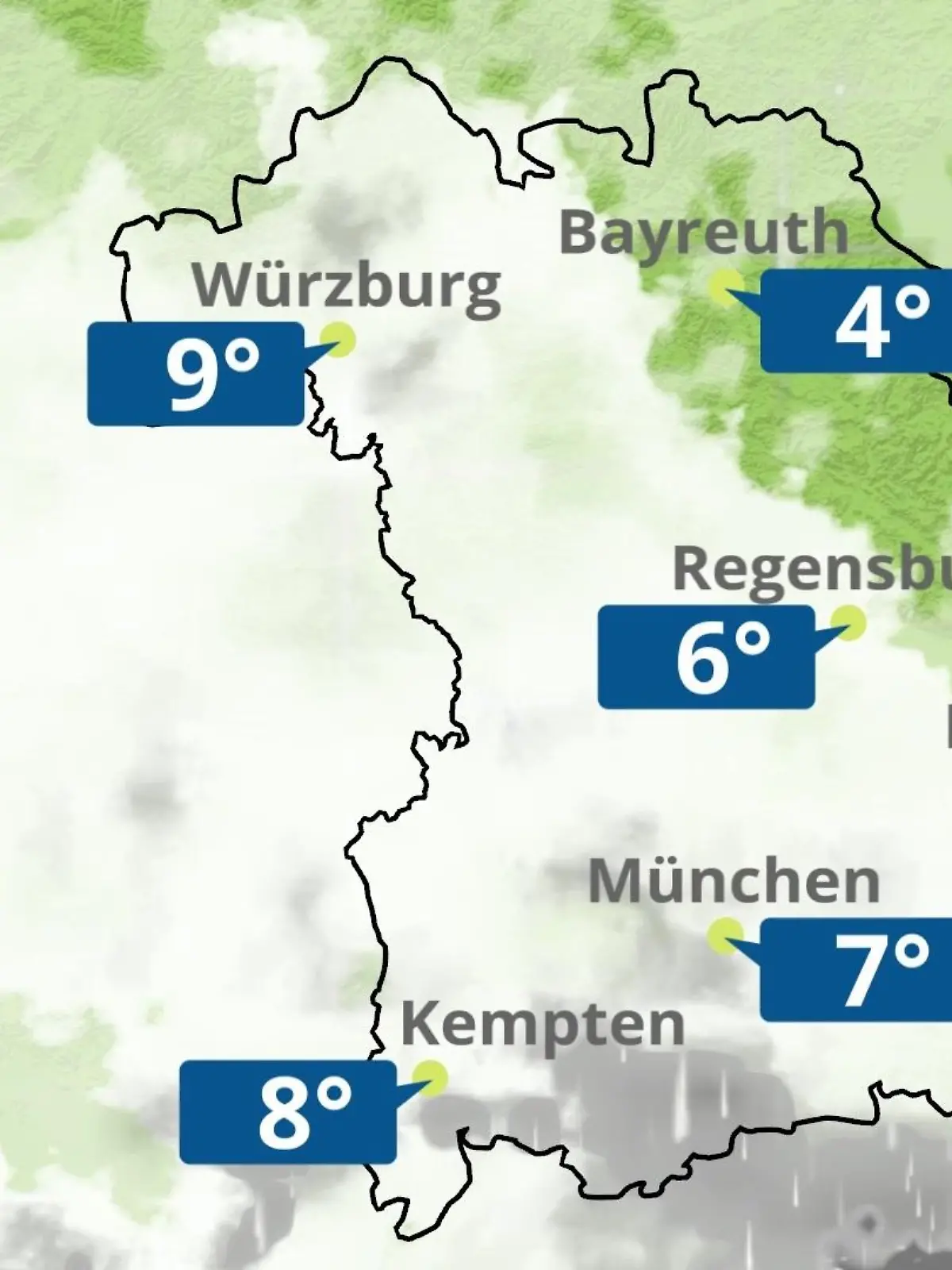 Bild zu: "Bayern: Wie wird das Wetter?"