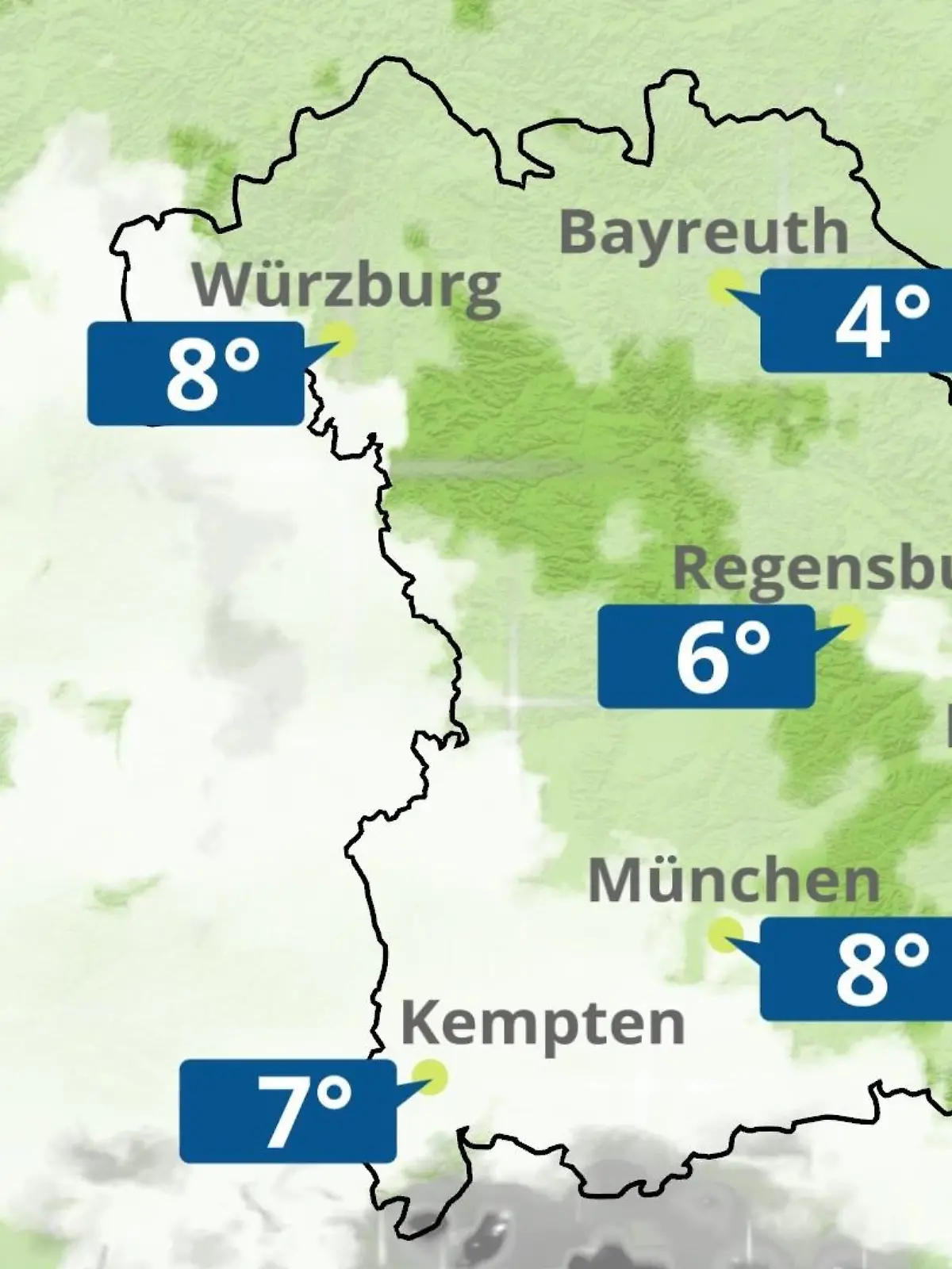 Bild zu: "Bayern: Wie wird das Wetter?"