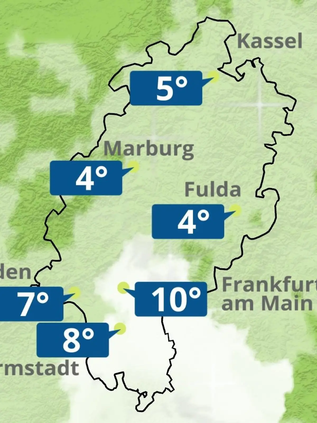 Bild zu: "Hessen: Wie wird das Wetter?"