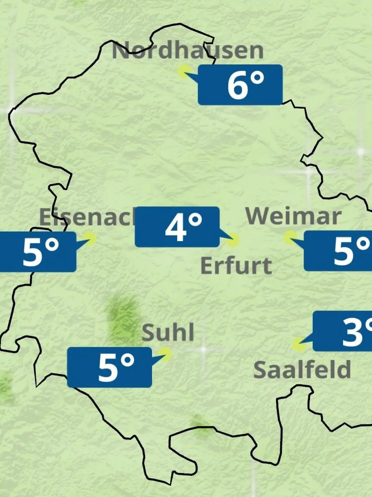 Bild zu: "Thüringen: Wie wird das Wetter?"