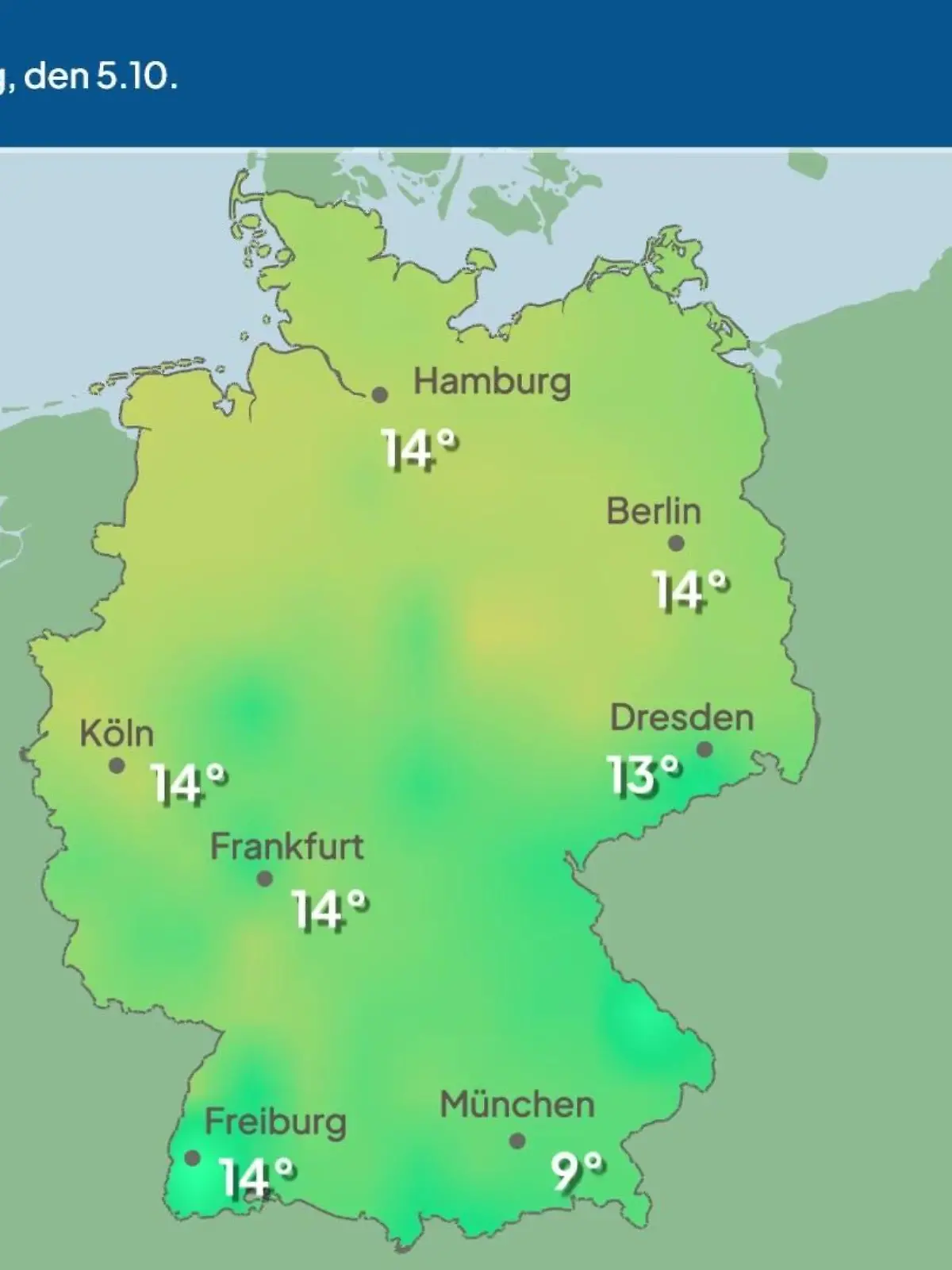 Bild zu: "Im Video: Temperatur-Vorhersage"