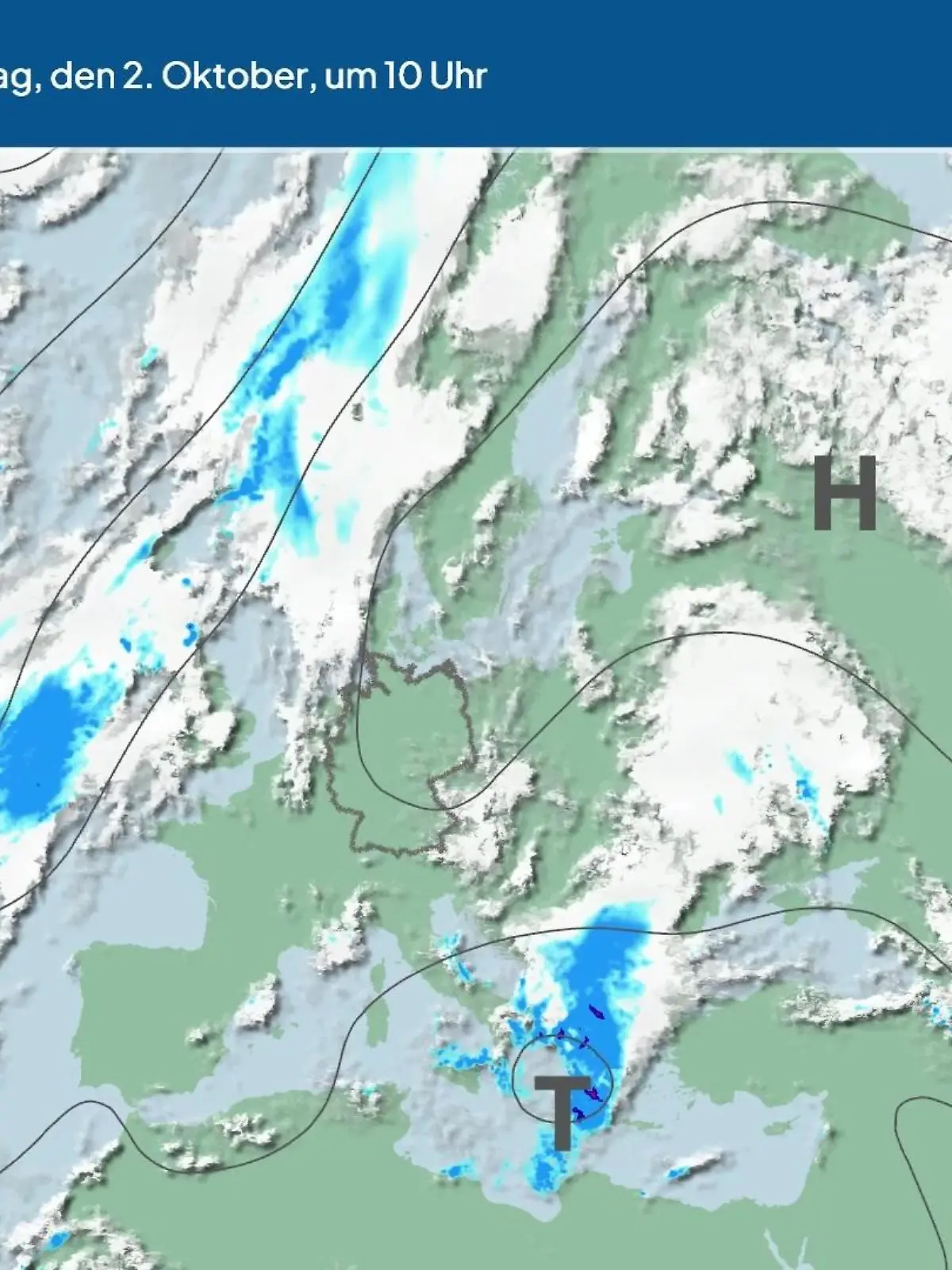 Bild zu: "Die Wetterlage der kommenden 5 Tage"