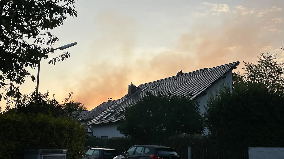 Rauchschwaden nach möglicher Explosion in München