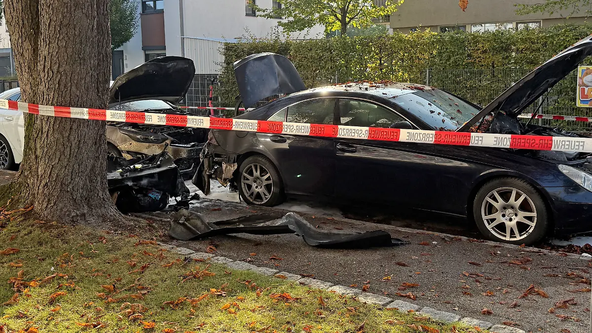 Brand in München - Großeinsatz von Polizei und Feuerwehr