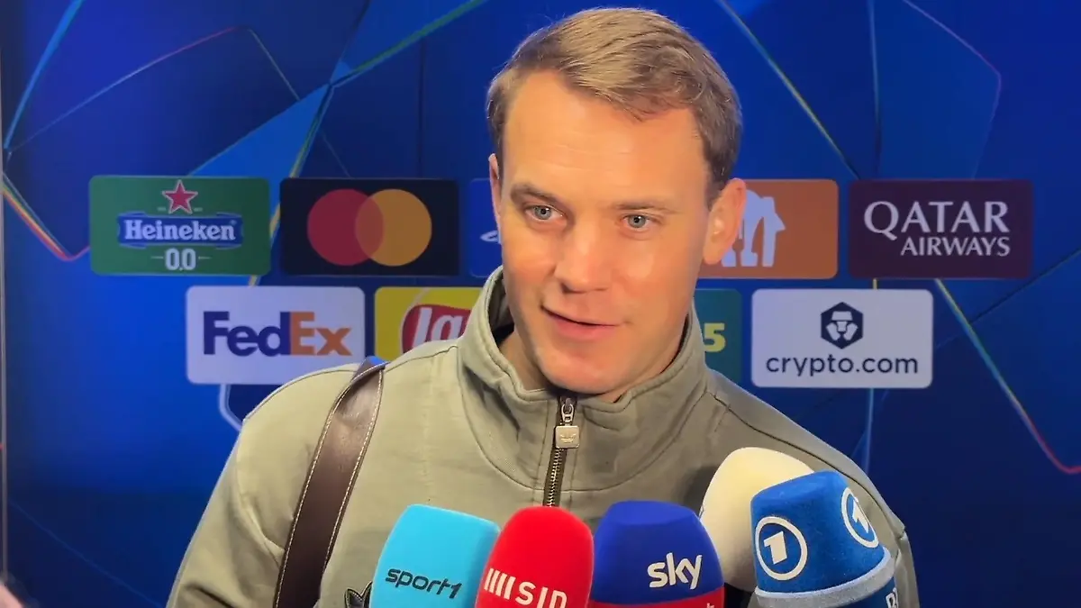 „Warst du schon mal im Tor?" So reagiert Manuel Neuer auf Reporterfrage! Nach Gegentor in der Champions League