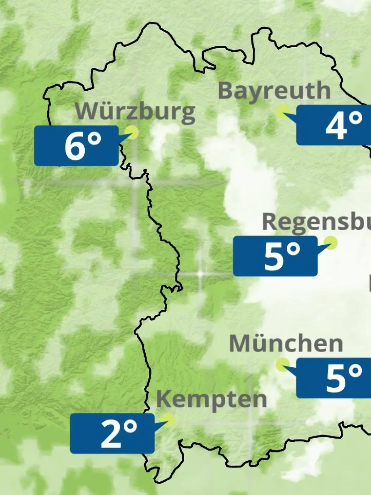Bild zu: "Bayern: Wie wird das Wetter?"