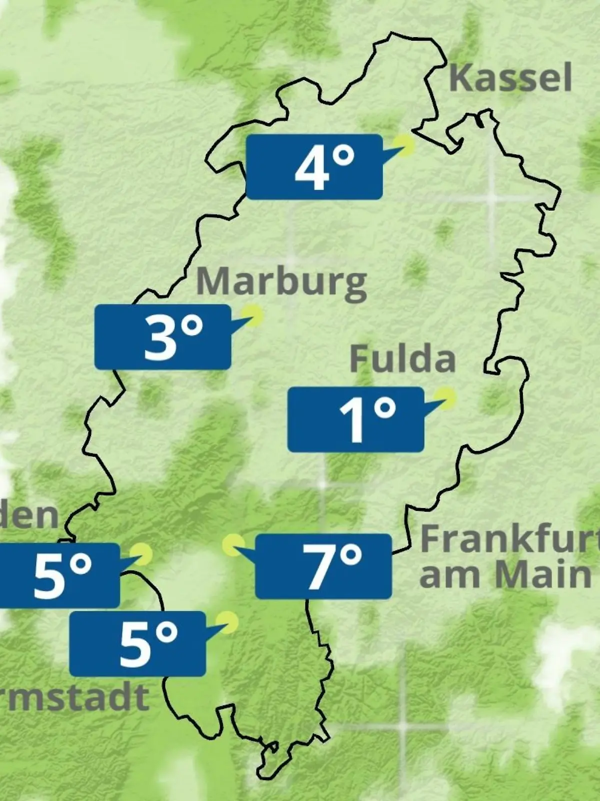 Bild zu: "Hessen: Wie wird das Wetter?"