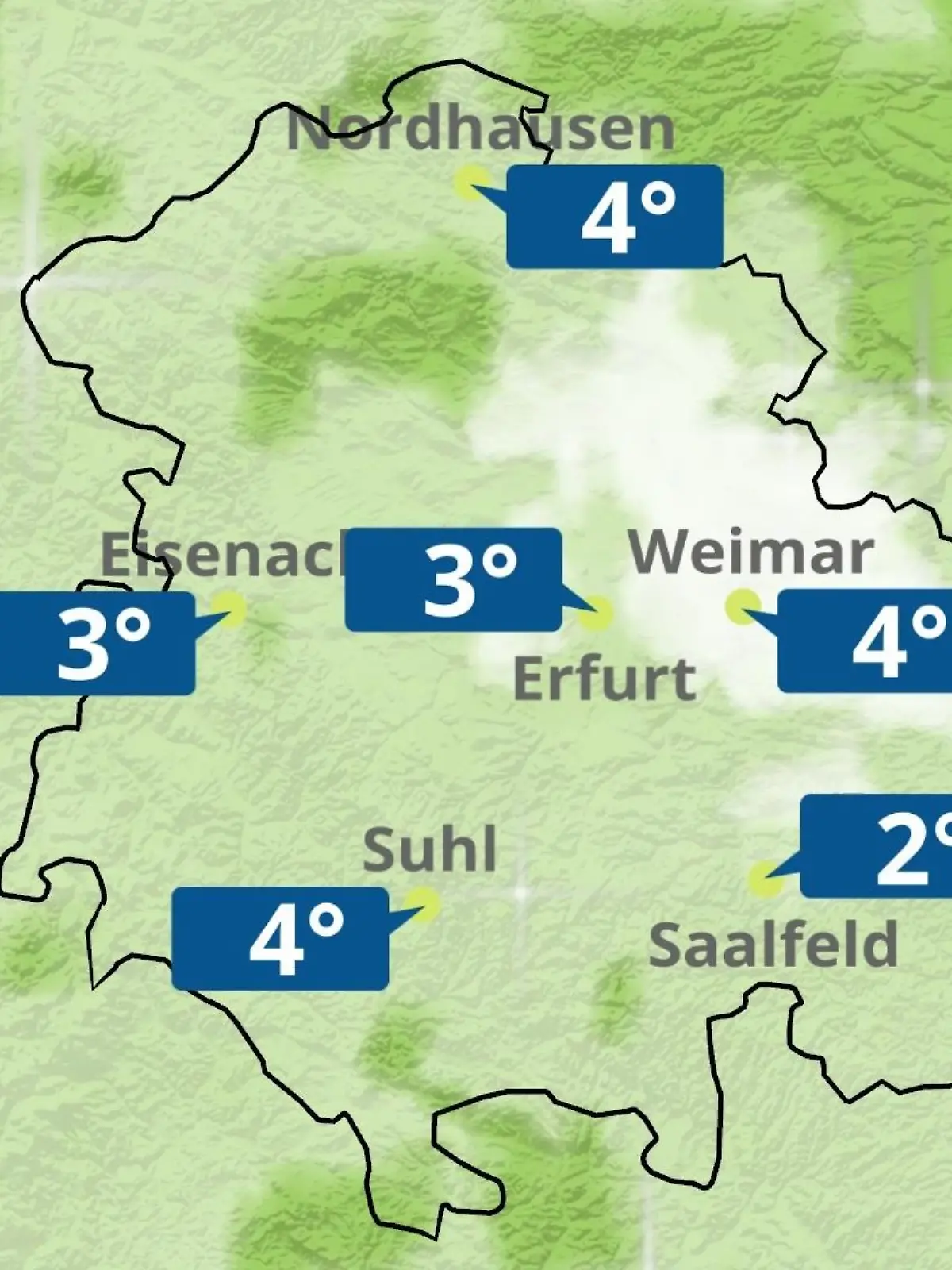 Bild zu: "Thüringen: Wie wird das Wetter?"