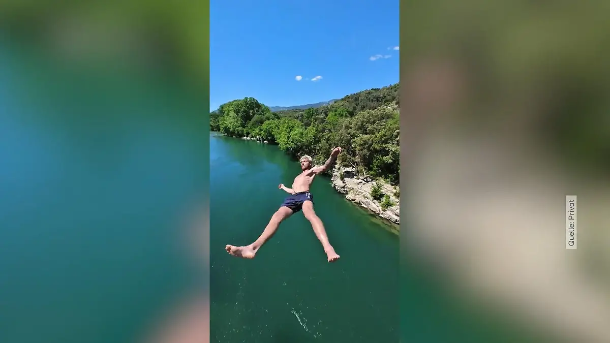 Death Diving sorgt für Millionen Klicks im Netz Wahnsinns-Sport