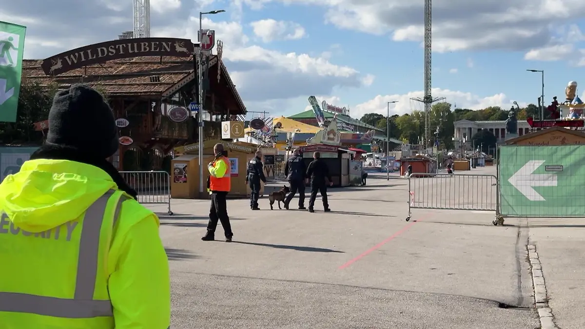 Ausnahmezustand nach Sprengstoffdrohung in München Oktoberfest vorübergehend geschlossen