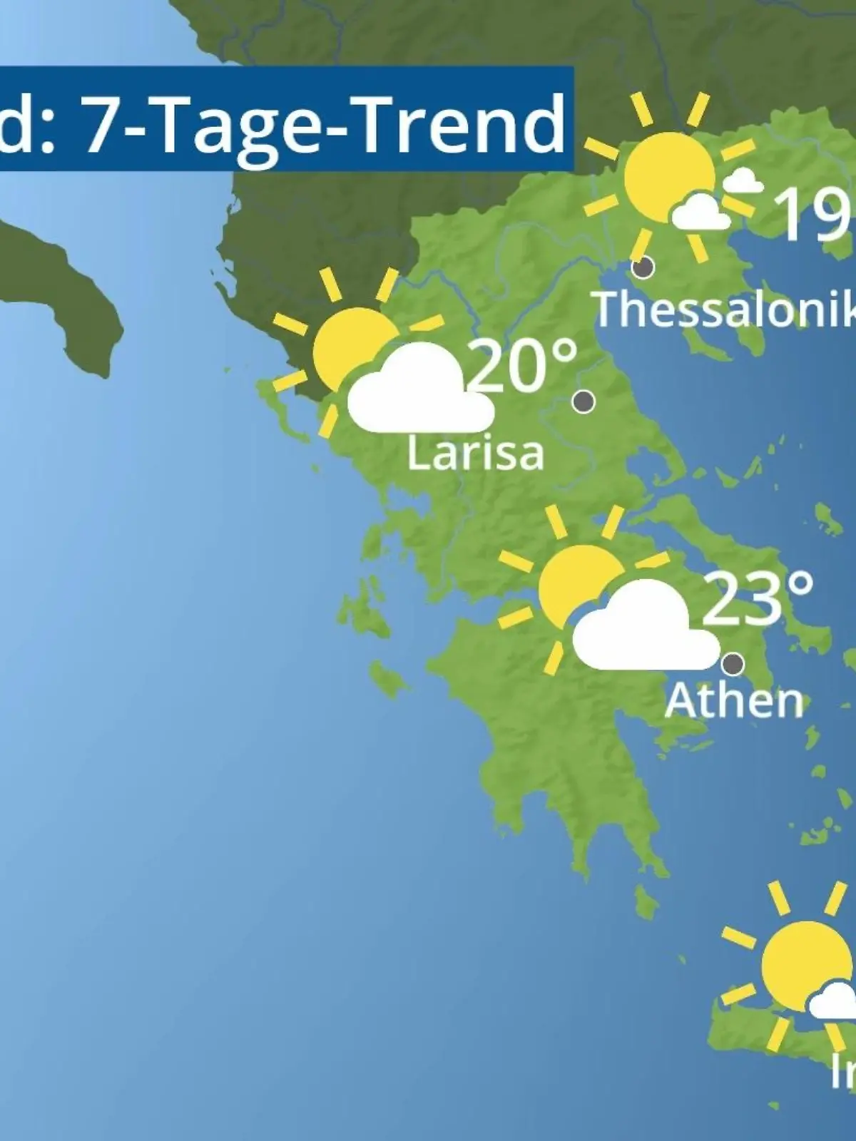 Bild zu: "Griechenland: Wie wird das Wetter?"