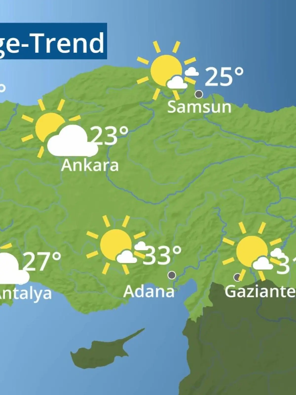 Bild zu: "Türkei: Wie wird das Wetter?"