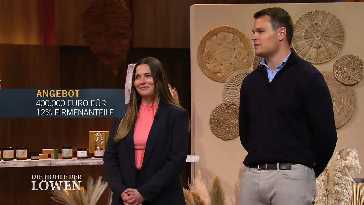 Frank und Judith wollen „Tallow“-Deal mit 400.000 Euro sichern Bieterkampf bei den Löwen