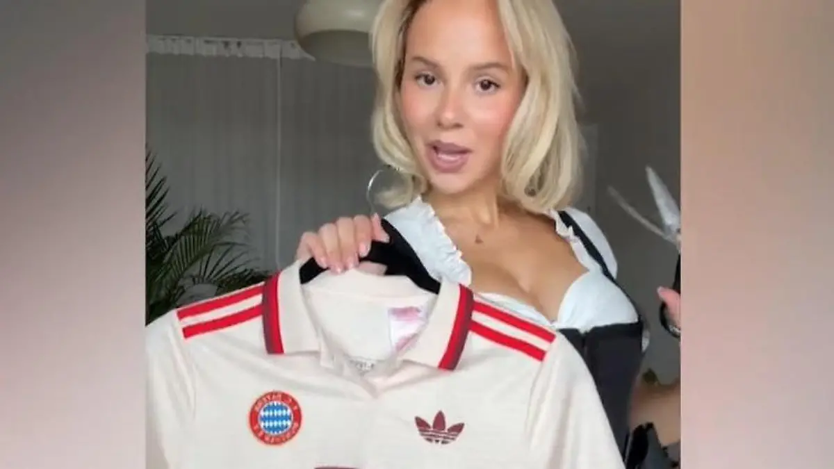 Wiesn-Style mal anders! Bei diesem Dress staunen sogar die FC Bayern-Stars Musiala-Dirndl fürs Oktoberfest