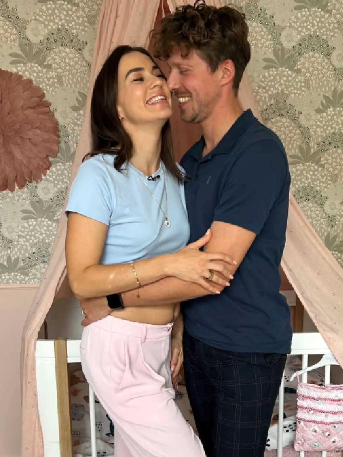 Renata und Valentin Lusin erwarten Nachwuchs. 