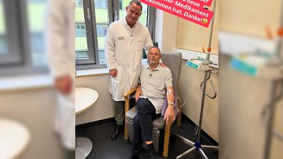 Neues Alzheimer-Medikament ist da: Hier bekommt einer der ersten Patienten Lecanemab verabreicht
