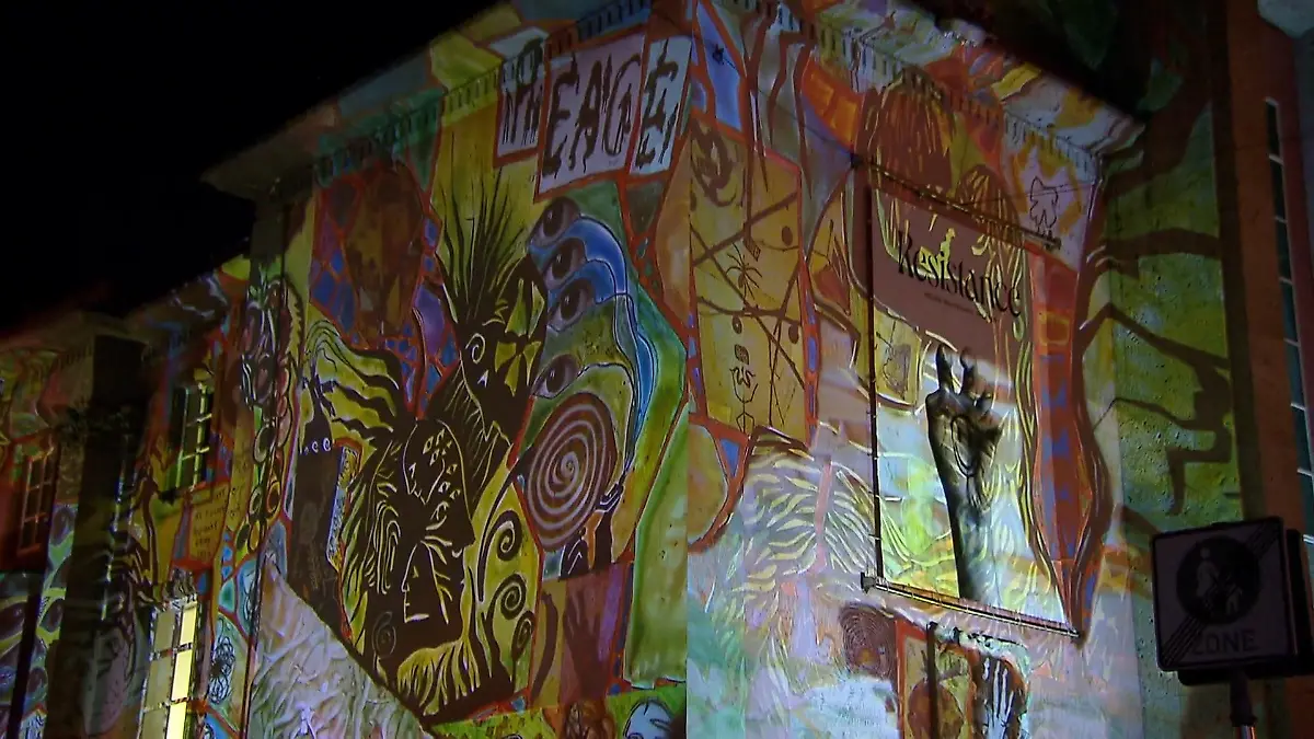 Essen Light Festival Kunst, Kultur und Farbe