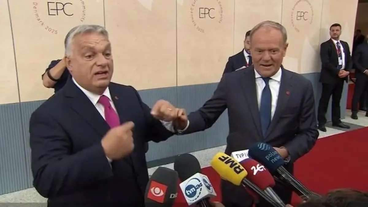 Viktor Orbán und Donald Tusk liefern sich wilden Schlagabtausch – vor Reportern! EU-Gipfel in Kopenhagen