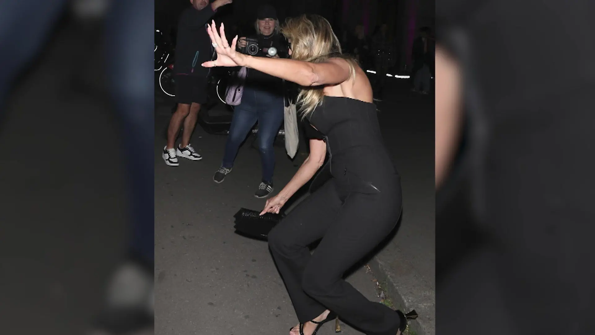 Heidi Klum legt nach Party Stolper-Auftritt hin Auf Pariser Fashion Week zu wild gefeiert?