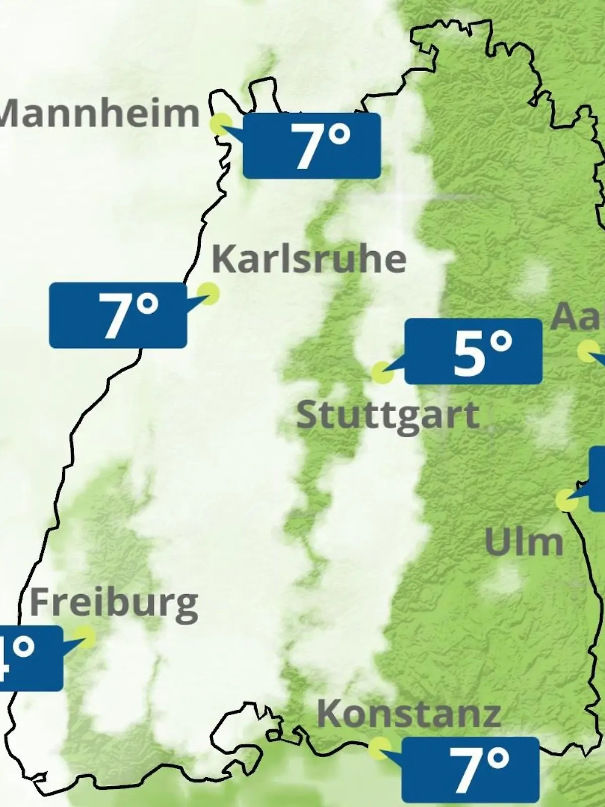 Bild zu: "Baden-Württemberg: Wie wird das Wetter?"