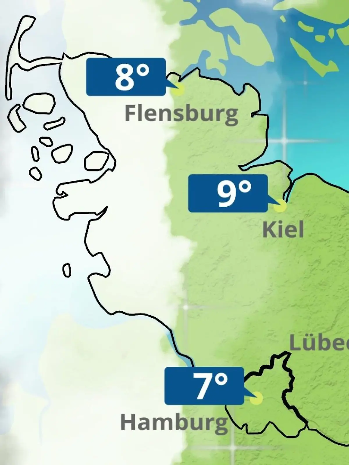 Bild zu: "Hamburg, Schleswig-Holstein: Wie wird das Wetter?"
