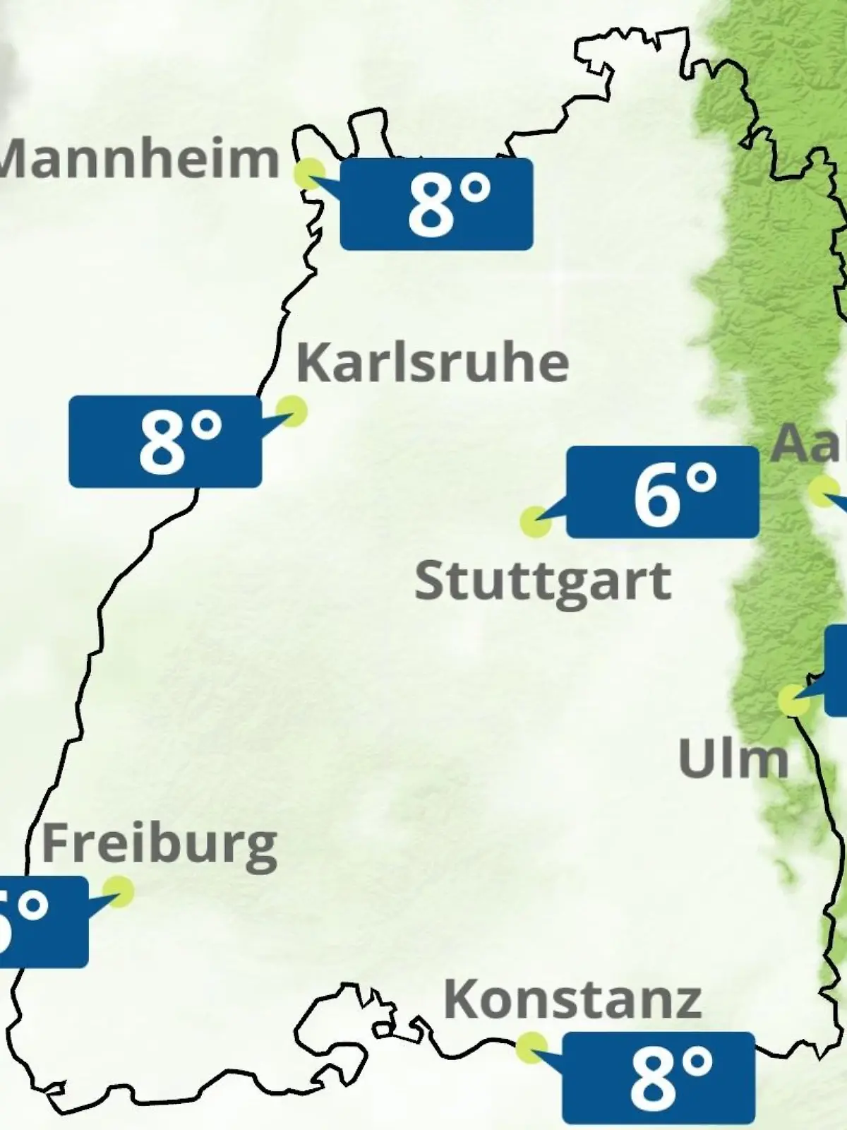 Bild zu: "Baden-Württemberg: Wie wird das Wetter?"
