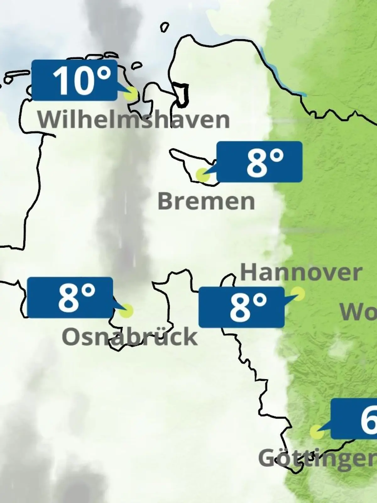 Bild zu: "Bremen und Niedersachsen: Wie wird das Wetter?"