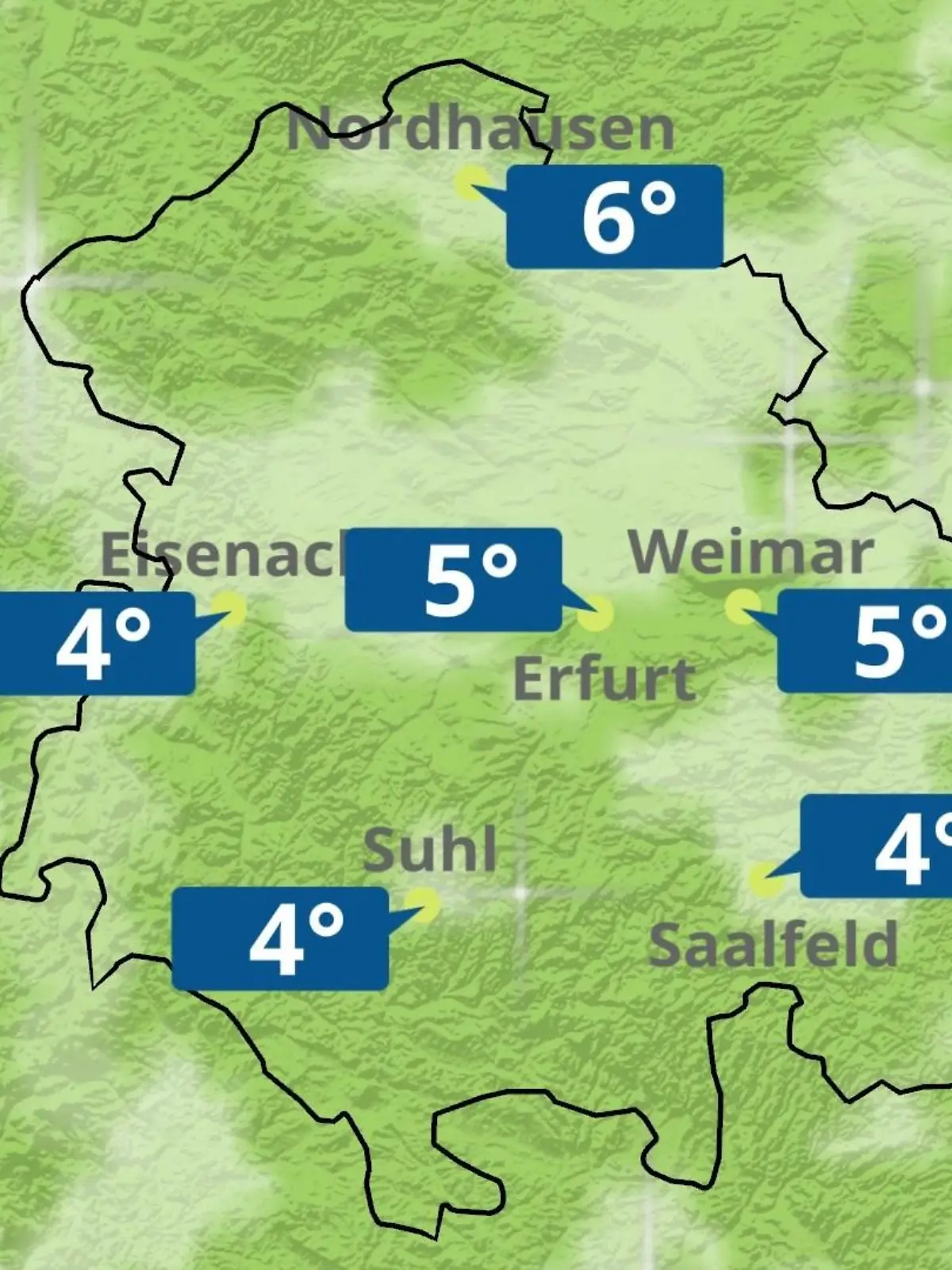 Bild zu: "Thüringen: Wie wird das Wetter?"