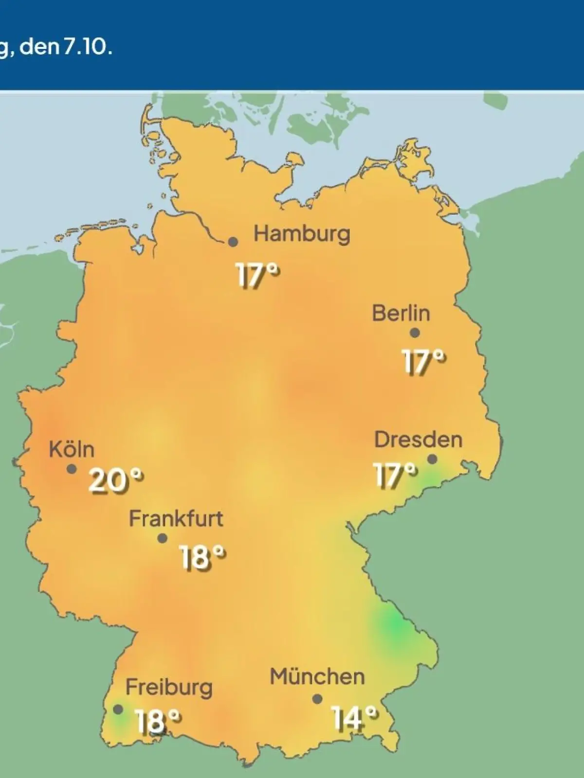 Bild zu: "Im Video: Temperatur-Vorhersage"
