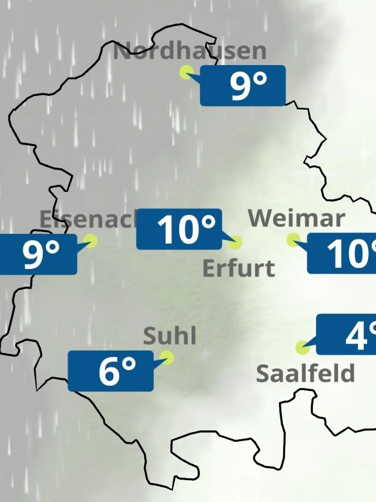 Bild zu: "Thüringen: Wie wird das Wetter?"